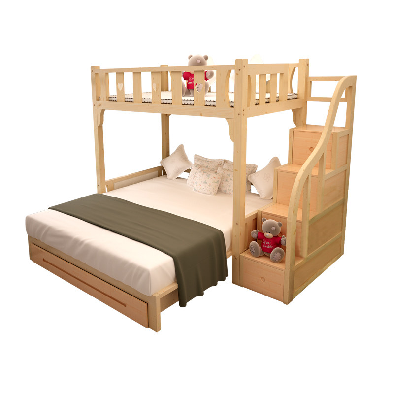 交错式上下床床高低床滑滑梯上下铺床层儿童床子母床省空间,住宅家具,高低/子母床,淘宝优惠券,粉丝福利购,淘宝优惠卷