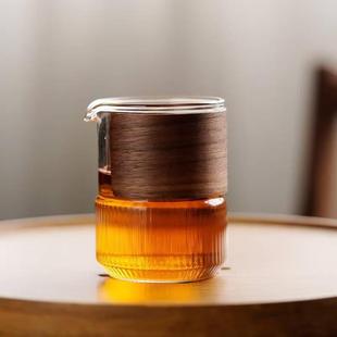 分茶器功夫茶具加厚耐热大号家用茶海茶配件 一条玻璃公道杯日式