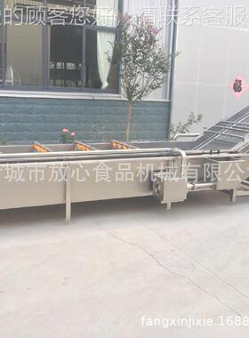 洗FX-600鱼机 海产品清洗机类不龙虾清洗机 锈钢气泡小清洗鱼机厂