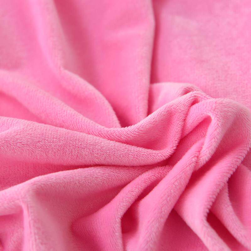 牛奶nyfscd加厚冬季绒床单单件粉静色防电珊绒毛瑚毯床裙三件套单