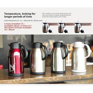 瓶N衬orya真空3PUT04保温壶家用保温水瓶不锈钢内保温瓶大容量保