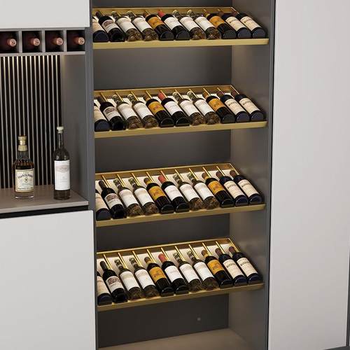 12高端示金酒柜铁艺红酒斜放层架饰属亚光黑悬挂装发光酒展架定做