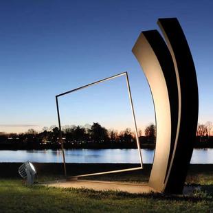 户外水KODA-CO射灯照树灯防园林景观圆形co草墅坪插地投光灯别庭