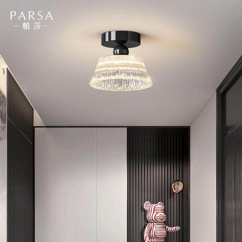 帕 走道SNS灯 水莎波纹玄阳走台灯意式极关简廊衣帽间吸顶灯2025