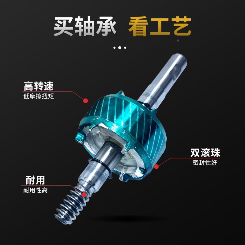 工业风扇电机头配件风量大率435牛6角扇大落地壁挂扇功50强力马达