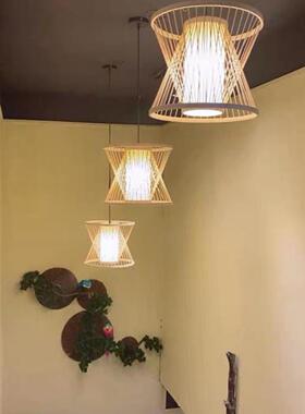 ZXH中式艺餐饮吊灯中国风民宿饭店火锅店烧烤店日式灯厅酒竹店餐