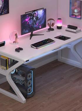 台式桌电脑桌卧室书桌学简生48231家用现简约办公工作台桌代子易