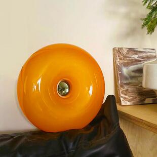 网红色古ins风旺布利39077甜甜气圈壁灯卧室触摸橘包豪斯床头灯氛