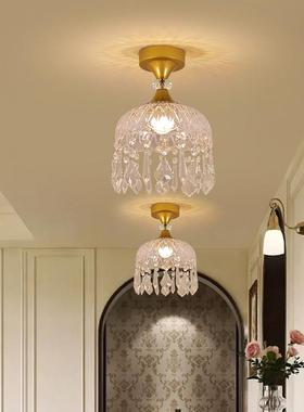 2025新款法式水晶走走道灯灯单廊头顶灯WU-4561入户玄关高级吸感