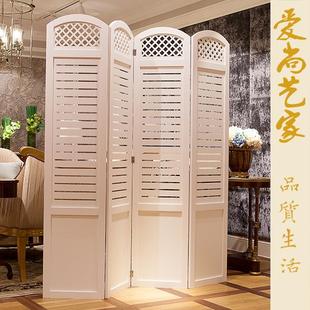 田园屏风双面简约防水酒店时尚 现代欧式 隔断办公室玄关客厅折屏