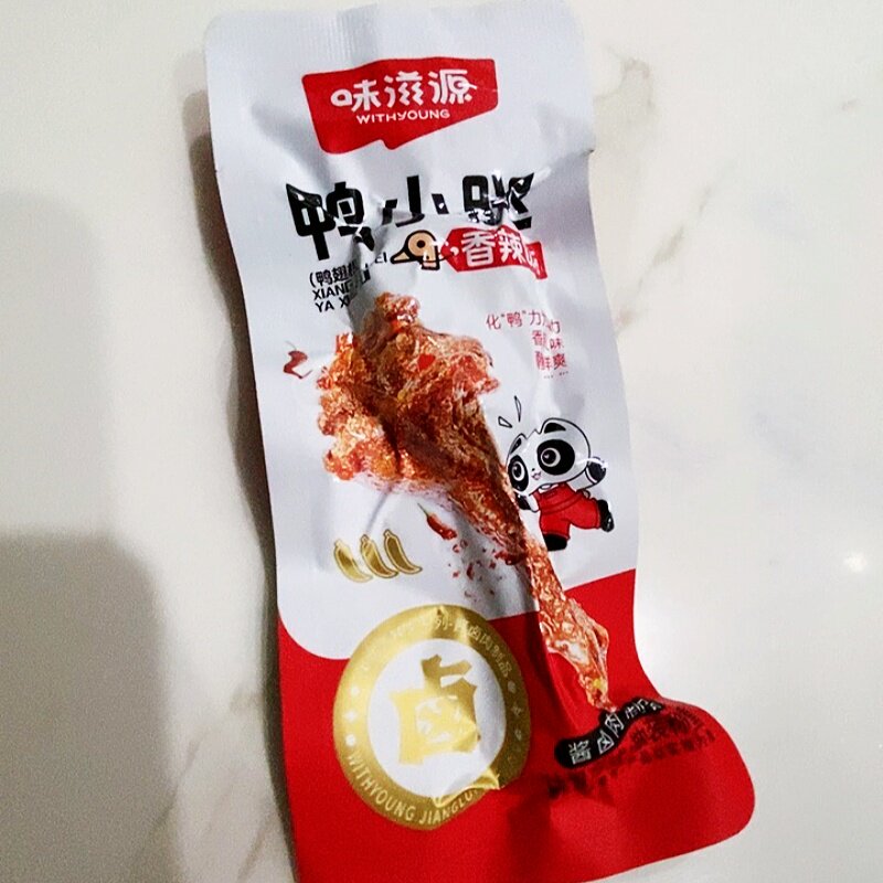 味滋源卤味零食鸭小腿翅根香辣鸭肉零食夜宵麻辣开袋即食小吃食品