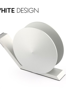 White Design创意金属铝合金胶带切割器胶带座桌面胶带架高端摆件