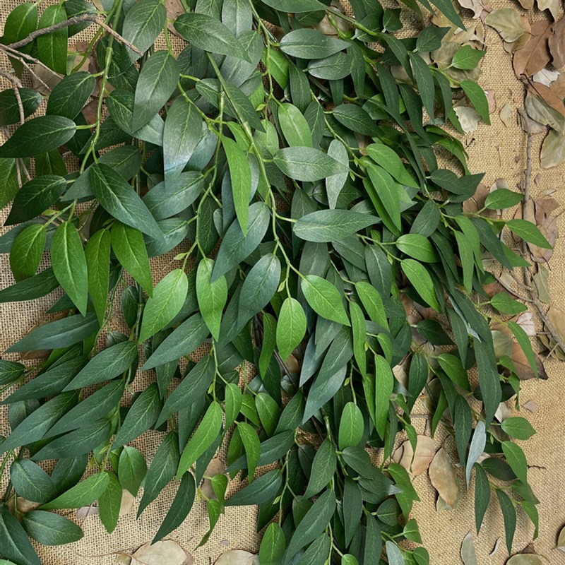 仿真绿植香桂叶壁挂树叶植物森系造景绿色垂挂装饰藤蔓简约叶子