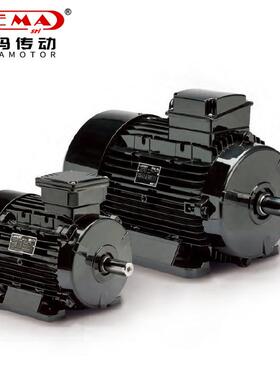 拉菲特系列电机0.37W至55W三相异步电动机刹车马达