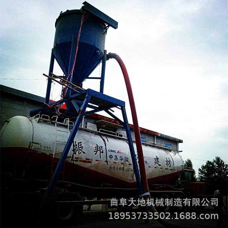 粉煤灰装车气力输送机无尘上料气力吸灰机石灰石粉气力输送机