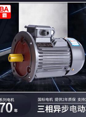 工厂直供YE3系列380V三相异步电动机11W立式铝壳减速机刹车电机