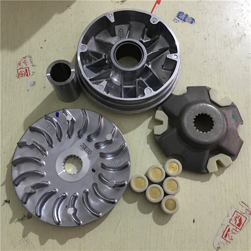 适用海王星HS125T福星前驱动盘实心超人GQS150T普利盘皮带轮盘总