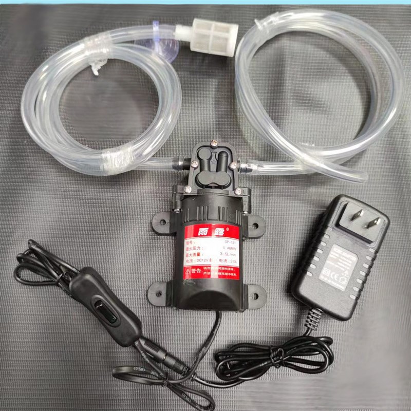 220V自吸泵电l动微水泵抽水上水浇花淋浴洗澡车载供水隔膜泵
