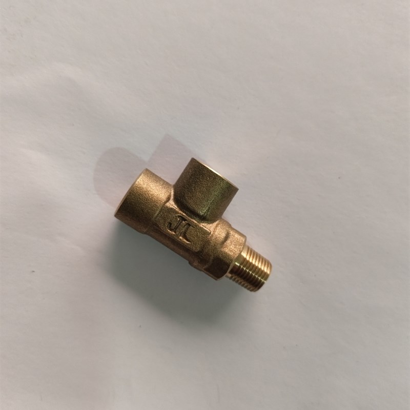 汽车机油压力感测器三通接头10毫米1/8NPT接口S适合机油表改装使