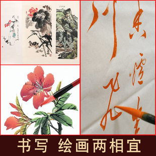 朱墨液书法毛笔抄经小瓶大容量朱砂红白墨汁作品墨彩色墨国画书画