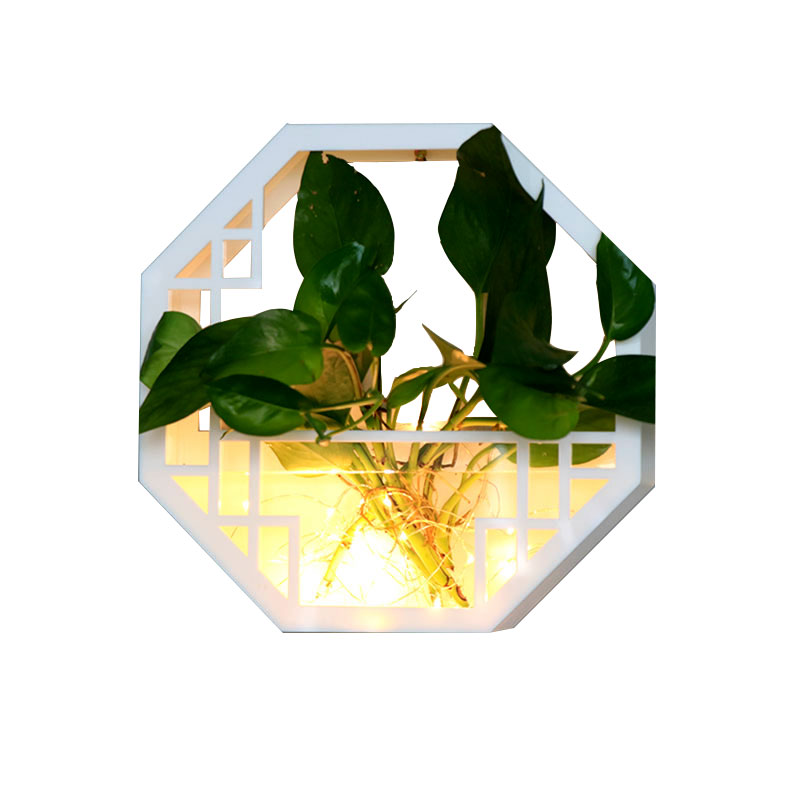 墙上装饰壁挂花盆客厅挂墙植物墙壁挂件墙面装饰品极简现代电视