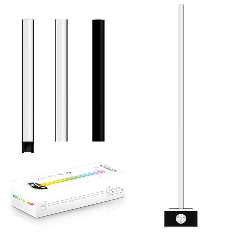 智能落地氛围灯音乐律动声控RGB拾音灯音频节奏电竞房卧室墙角灯