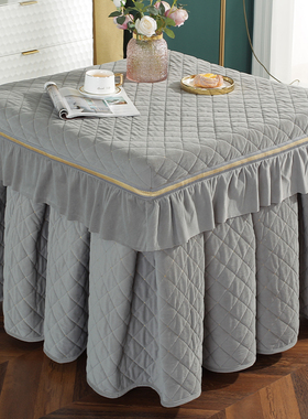 新款加厚烤火桌子罩正方形桌布罩冬季电炉罩烤火被麻将围罩