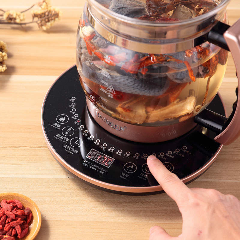 和庭养生壶全自动防溢防爆多功能加厚玻璃2.5升大容量药壶煮茶壶