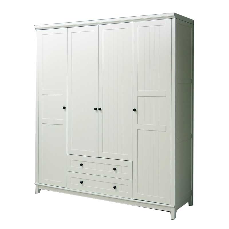 重庆北美欧式整体衣柜定制卧室经济型衣帽间全屋实木家具工厂定做