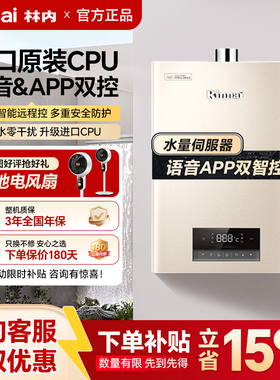 Rinnai/林内燃气热水器智能水伺服恒温天然气家用13升16升C08W