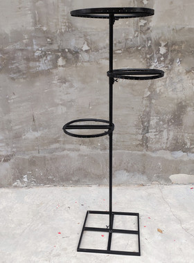 婚庆铁艺道具韶华路引定制圆环带孔水晶装饰落地价婚礼场景摆件架