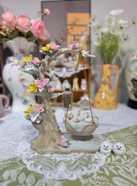 欧式陶瓷工艺品摆设品现代家居装饰品客厅人物摆件西洋女摆件礼品