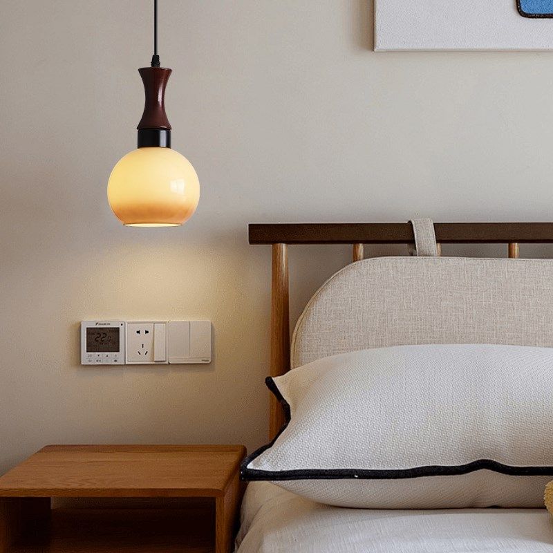 中古床头吊灯侘寂风包豪斯设计师吊灯高级感卧背景墙吊线灯,家装灯饰光源,床头/玄关/吧台/过道吊灯,淘宝优惠券,粉丝福利购,淘宝优惠卷