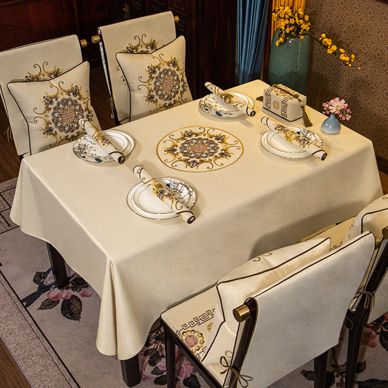 PVC餐桌垫椭圆形防水防油防烫免洗茶几台布书桌布长方形家用餐布