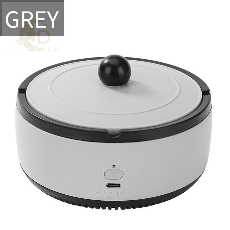 电子自吸烟灰缸空气净化器家用负离子防飞灰个性香薰除烟味礼品