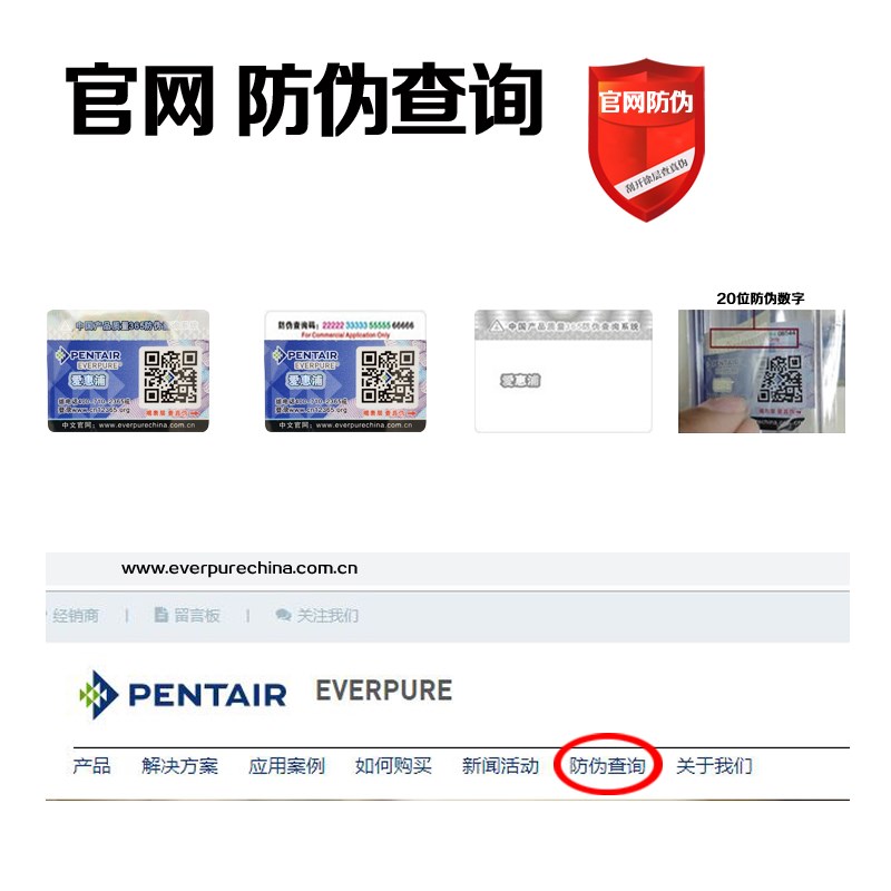 爱惠浦净水器滤芯4FC-S-CN原装防伪EV9692-31活性炭滤芯 直饮抑垢