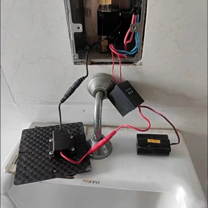 小便感应器自动冲水小便斗感应器电池变压器暗装小便感应器面板