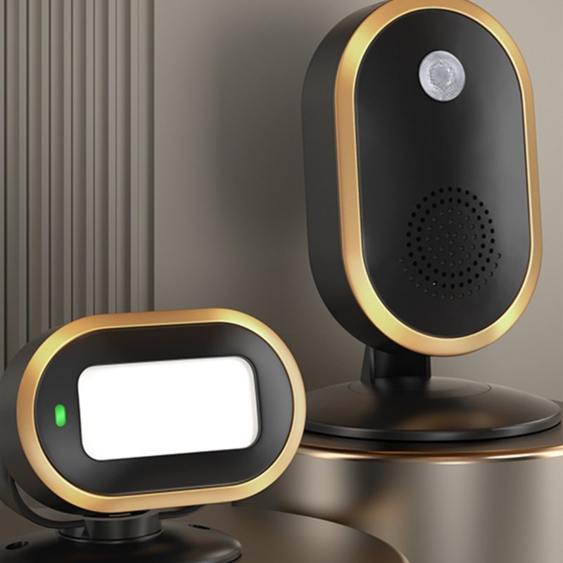 欢迎光临感应器店铺进门语音播报提醒迎宾器防盗报警超市分体门铃