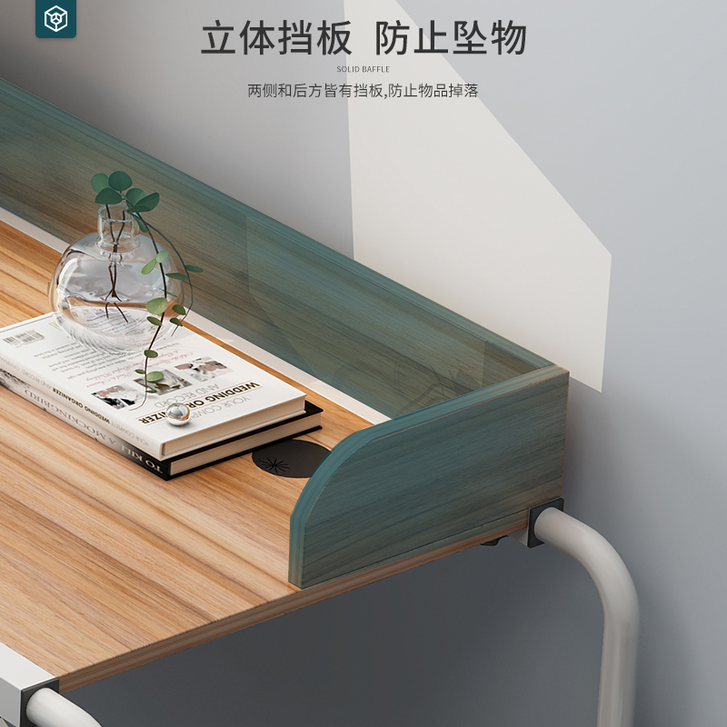 懒人床上电脑台式桌家用可移动升降伸缩跨床桌卧室床上书桌办公桌