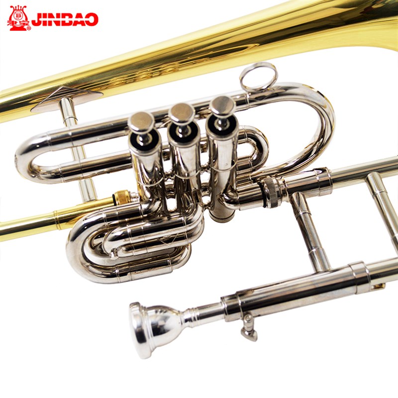 津宝牌长号 JBSL-930 拉管 立键 长号  两用 降B转F调  三键长号