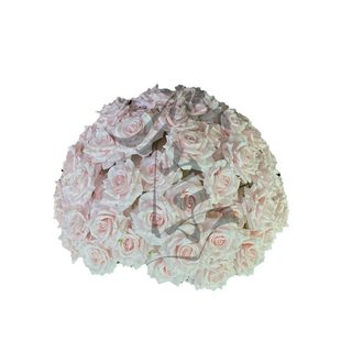 韩系婚礼舞台布置玫瑰花花球家居布置婚房装 甄选新品 饰仿真花球成