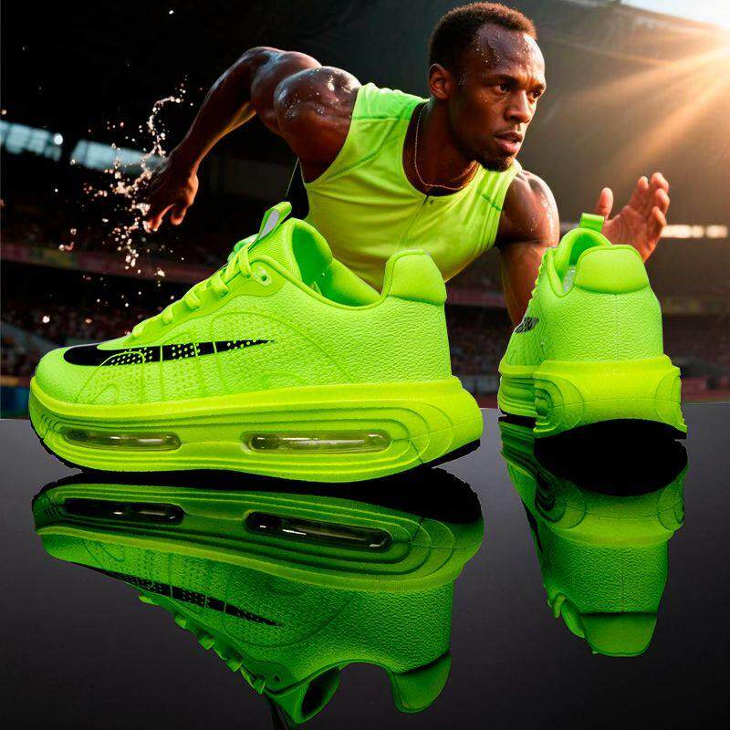 2026新款气垫跑鞋秋冬青少年双网运动鞋男款学生减震无碳板跑步鞋