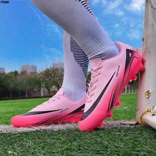 C罗新款低帮足球鞋男女成人防滑长碎短钉TF刺客CR7学生儿童训练鞋