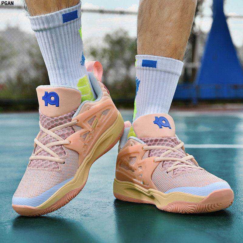 杜兰特KD15篮球鞋男女16代摩擦有声音青少年儿童学生耐磨水泥克星