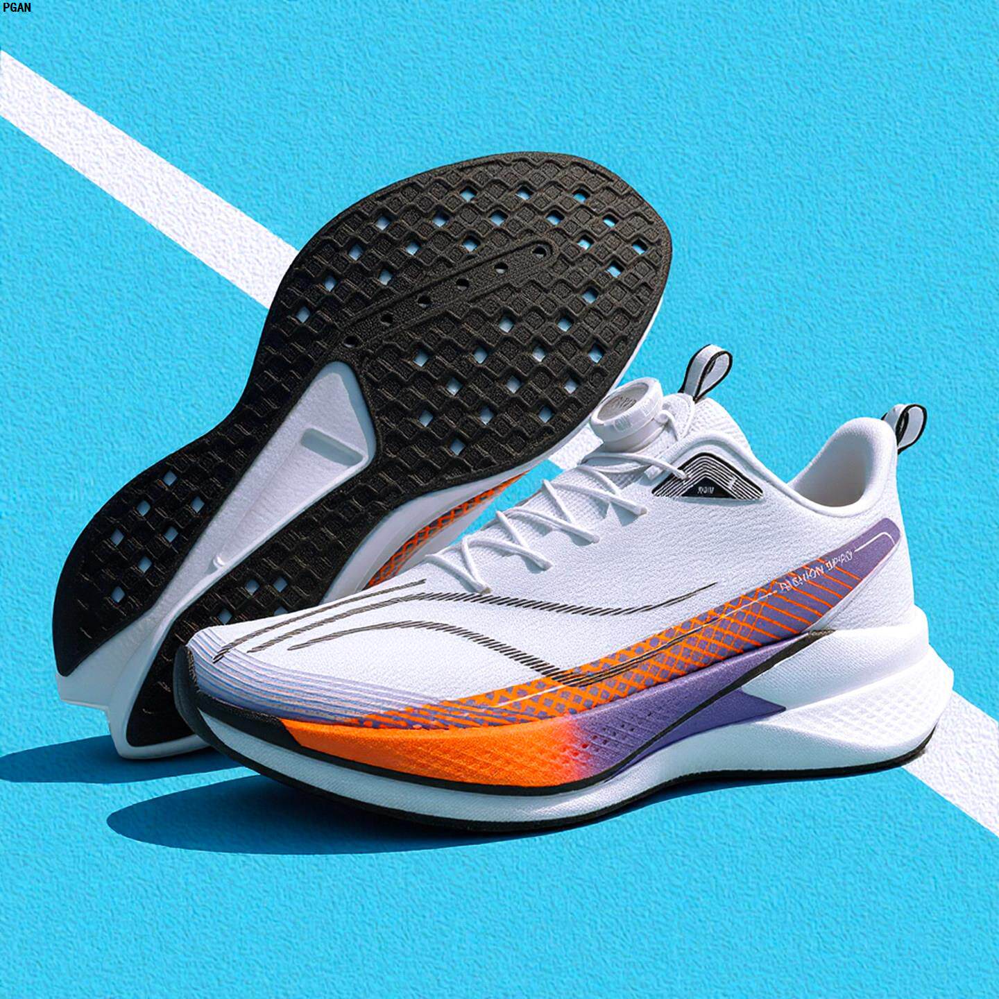 专业跑步鞋男初中生青少年2026新款透气减震中考体育专用运动跑鞋