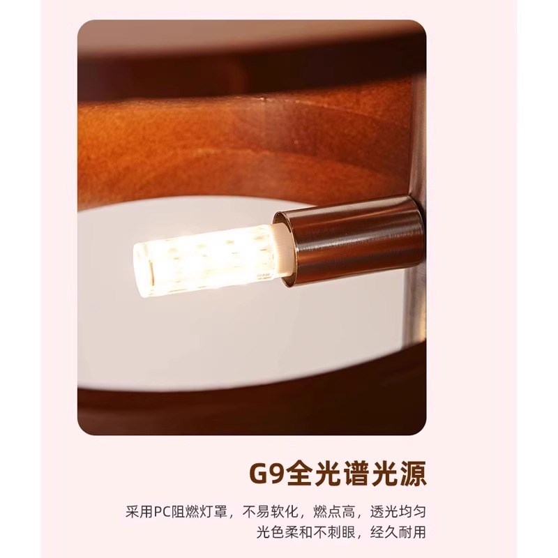 法式中古实木艺术客厅沙发旁落地灯复古设计师高级感卧室装饰灯具