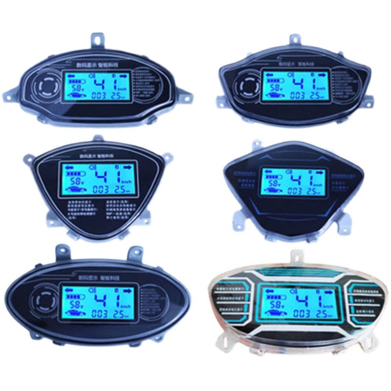 立马电动车大全仪表总成显示屏改装正控相速车仪表盘通用