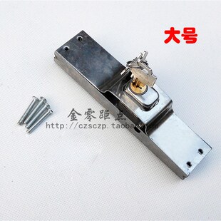 老式不锈钢栅栏移门锁阳台大门铁拉闸门推拉门双舌铜芯防盗门碰锁