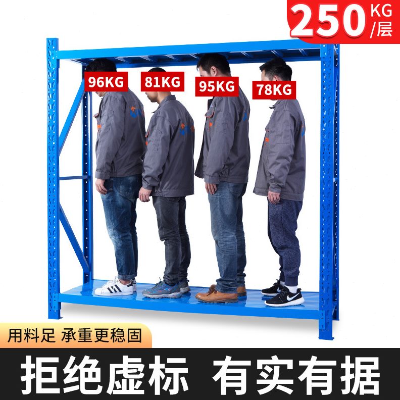 货架仓储货架置物架加厚家用落地多层阳台储物间仓库超市收纳铁架