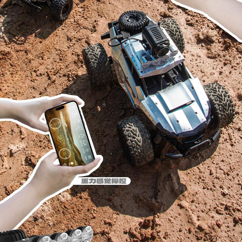rc遥控车越野漂移高速攀爬男孩儿童竞速赛车大脚带摄影摄像头